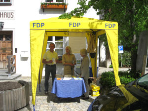 Infostand FDP Seefeld